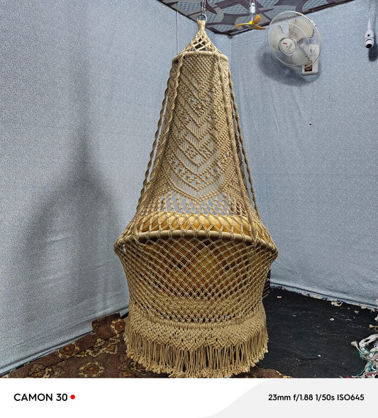 Forest Hanging Swing Wth Back Support