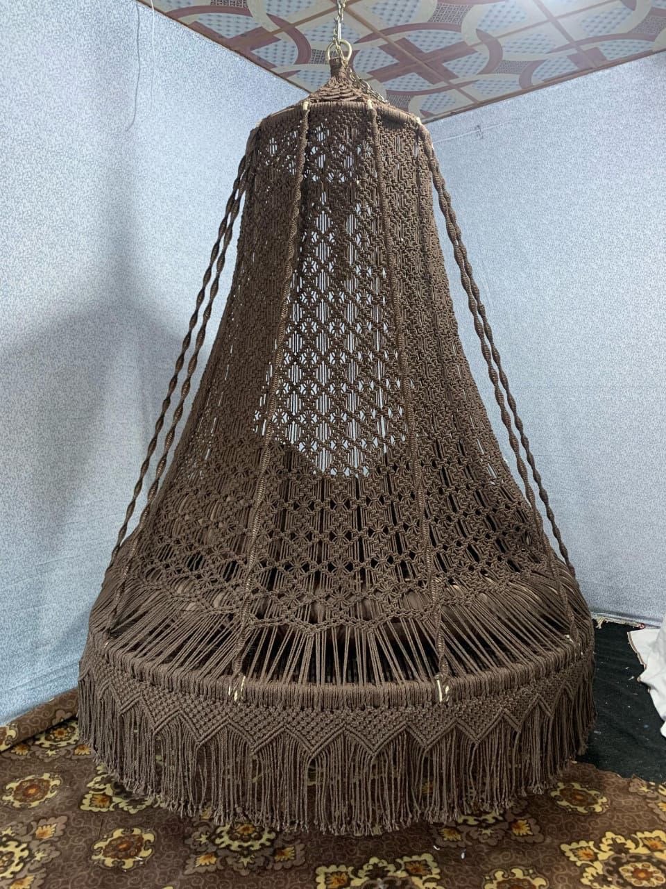 Dot Pattern Double Seater Swing (50 Inches Diameter)